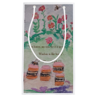 Bolsa De Regalo Pequeña Miel y abejas