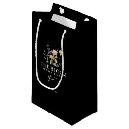 Bolsa De Regalo Pequeña Minimalista Floristería Boutique de Flores Empresa