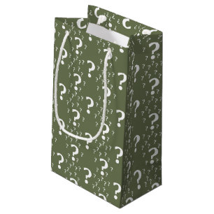 Bolsa De Regalo Pequeña Misterio de interrogación acertijo rompecabezas ol