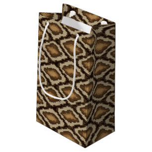 Bolsa De Regalo Pequeña Modelo 2 de la piel de serpiente del pitón