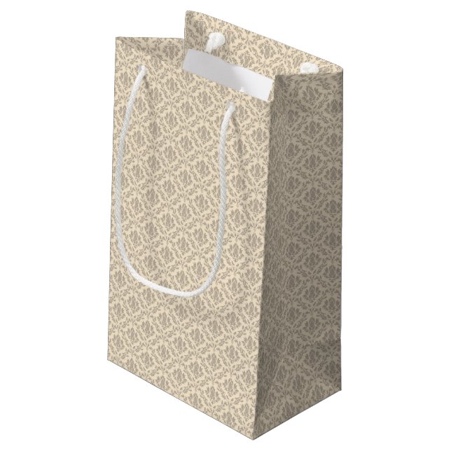 Bolsa De Regalo Pequeña Modelo 3 del damasco (Angulo reverso)