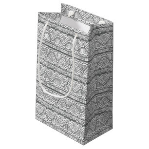Bolsa De Regalo Pequeña Modelo azteca geométrico abstracto 2