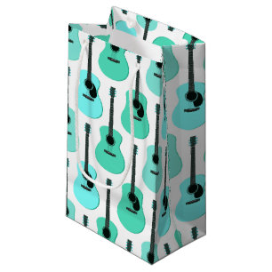 Bolsa De Regalo Pequeña Modelo azul de las guitarras acústicas