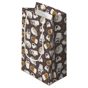 Bolsa De Regalo Pequeña Modelo Brown del amante del café