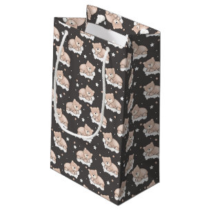 Bolsa De Regalo Pequeña modelo con pequeño dormir del oso