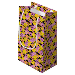 Bolsa De Regalo Pequeña Modelo de flores del Gerbera, fondo