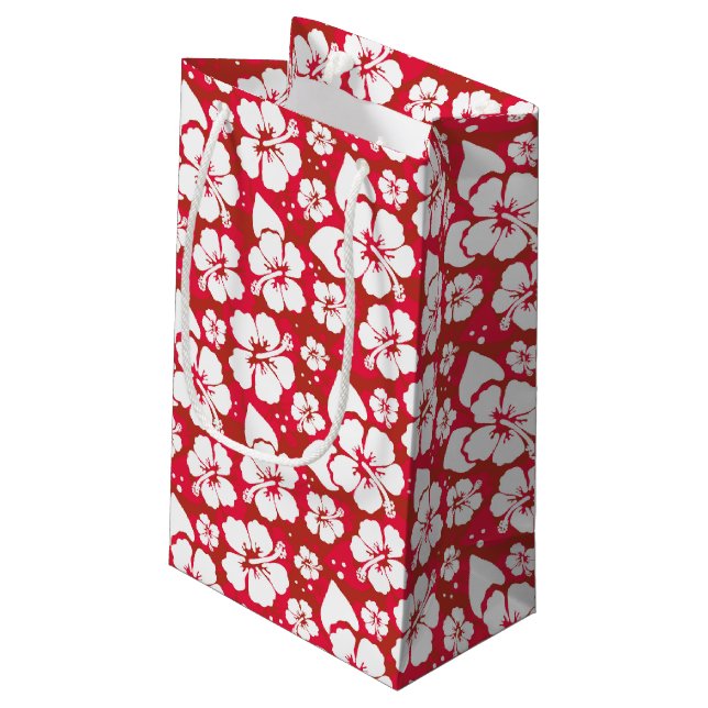 Bolsa De Regalo Pequeña Modelo de flores del hibisco (Angulo reverso)