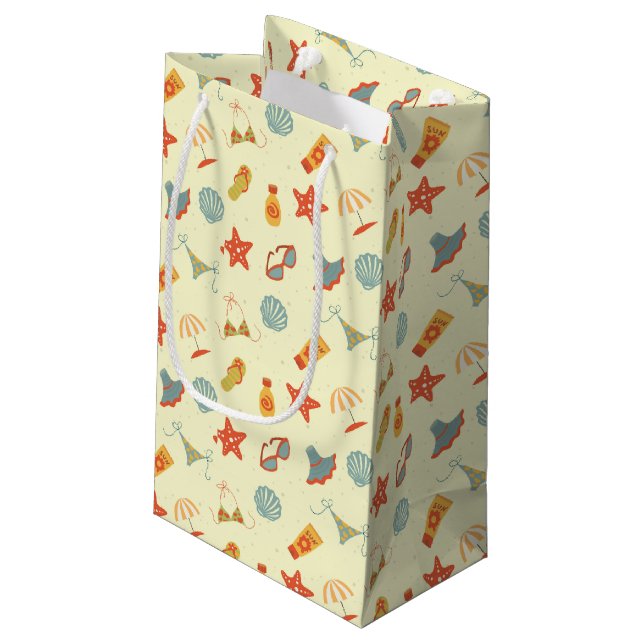 Bolsa De Regalo Pequeña Modelo de la playa del verano (Angulo reverso)