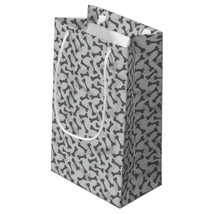 Bolsa De Regalo Pequeña Modelo de la textura del hueso Greyscale