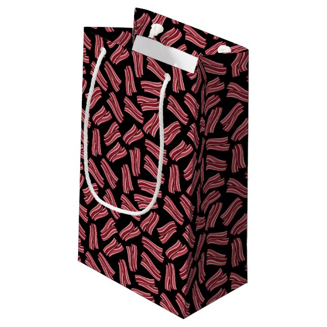 Bolsa De Regalo Pequeña Modelo de las tiras de tocino (Angulo reverso)