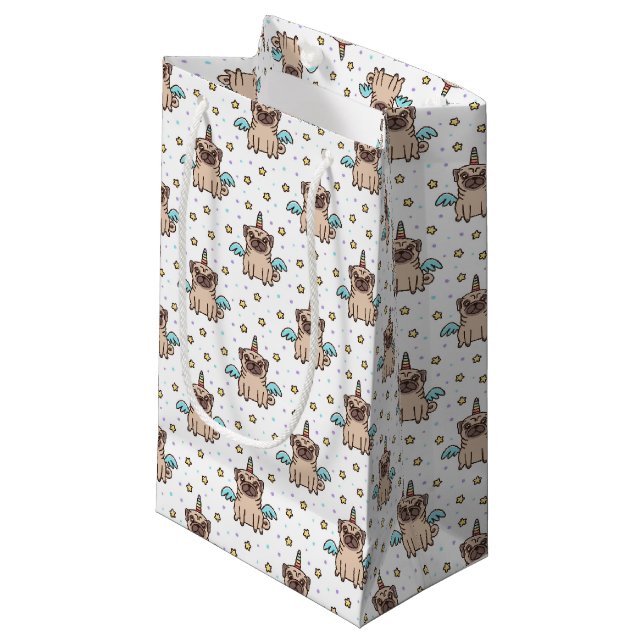 Bolsa De Regalo Pequeña Modelo de Unipug (Angulo Anverso)