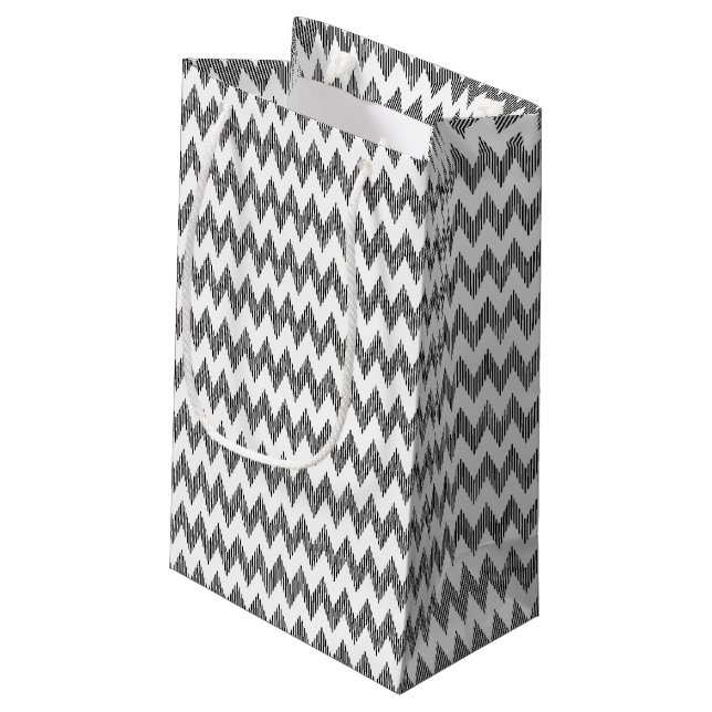 Bolsa De Regalo Pequeña Modelo de zigzag geométrico (Angulo reverso)