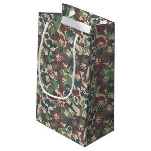 Bolsa De Regalo Pequeña Modelo del camuflaje del perro