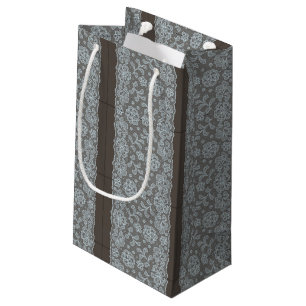 Bolsa De Regalo Pequeña Modelo del cordón, vintage 6 de la flor