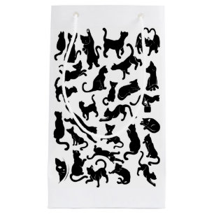 Bolsa De Regalo Pequeña Modelo del gato negro