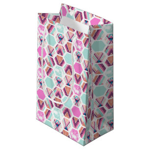 Bolsa De Regalo Pequeña Modelo del hexágono de la acuarela