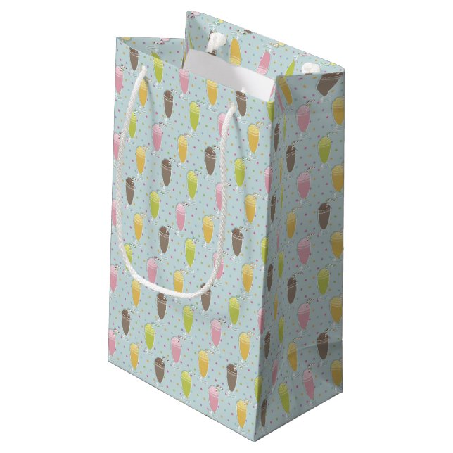 Bolsa De Regalo Pequeña Modelo del Milkshake (Angulo reverso)