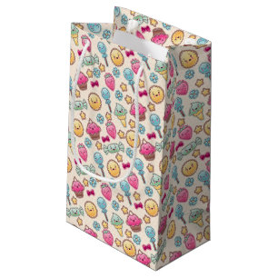 Bolsa De Regalo Pequeña Modelo del niño de Kawaii con doodles lindos