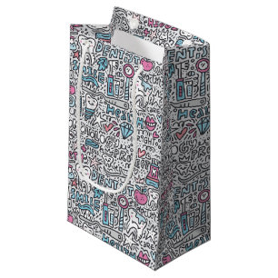 Bolsa De Regalo Pequeña Modelo dental del dibujo animado