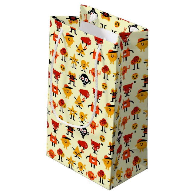 Bolsa De Regalo Pequeña Modelo divertido de los monstruos (Angulo reverso)