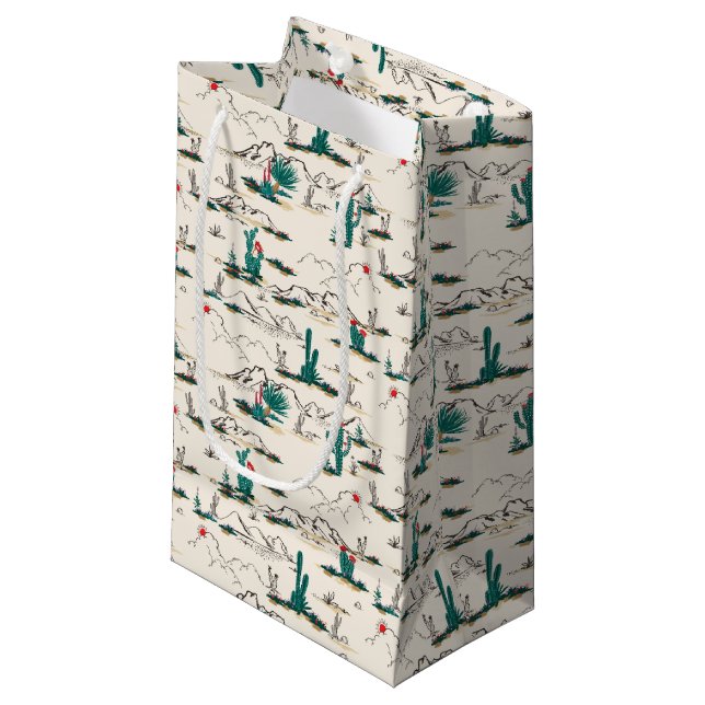 Bolsa De Regalo Pequeña Modelo floreciente de los Succulents (Angulo Anverso)