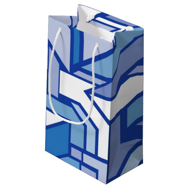 Bolsa De Regalo Pequeña Modelo geométrico 2 (Angulo reverso)