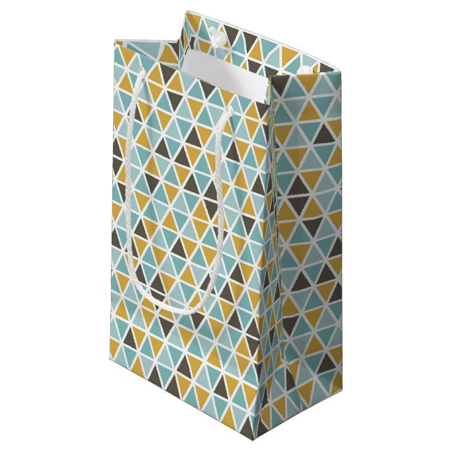 Bolsa De Regalo Pequeña Modelo geométrico del triángulo (Angulo Anverso)
