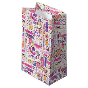 Bolsa De Regalo Pequeña Modelo lindo de la manicura del Doodle