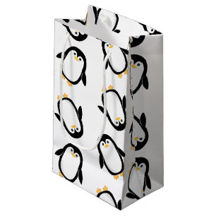 Bolsa De Regalo Pequeña Modelo lindo de los pingüinos