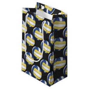 Bolsa De Regalo Pequeña Modelos azules y amarillos del voleibol