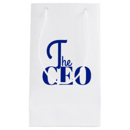 Bolsa De Regalo Pequeña Modern Minimal The CEO Blue