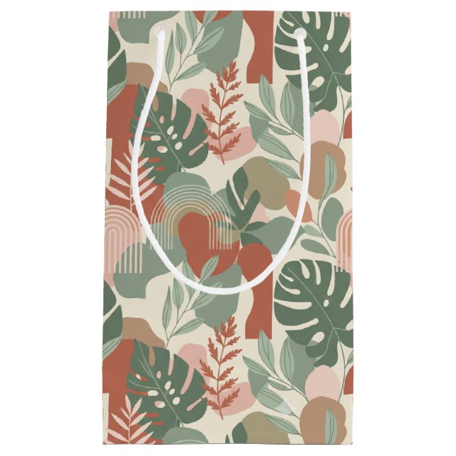 Bolsa De Regalo Pequeña Modern Organic Abstract Harmony Seamless Pattern (Anverso)