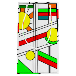 Bolsa De Regalo Pequeña Moderna apariencia de vidrio templado