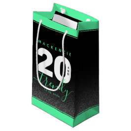 Bolsa De Regalo Pequeña Moderna Mint Green 20 y de moda
