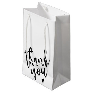 Bolsa De Regalo Pequeña Moderno Simple Agradecimiento a Pequeñas Empresas