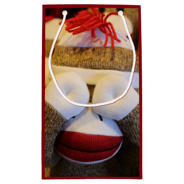 Bolsa De Regalo Pequeña Mono de media luna (Reverso)