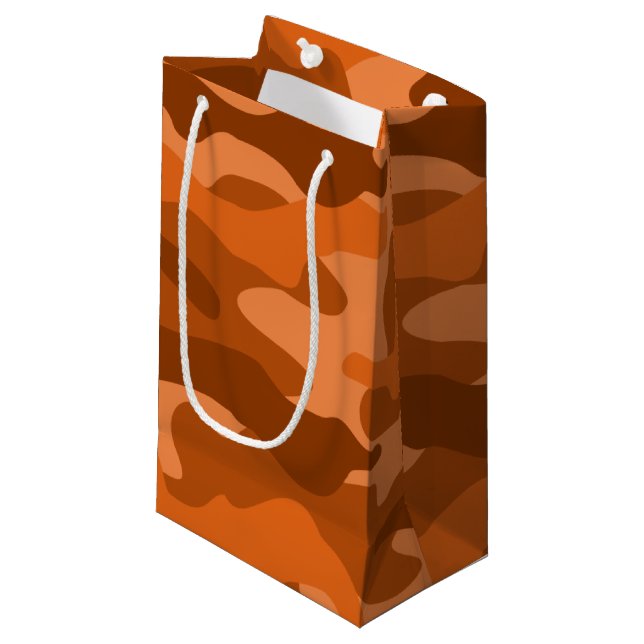 Bolsa De Regalo Pequeña Monocolor Camo, Naranja de España (Angulo Anverso)