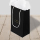 Bolsa De Regalo Pequeña Monograma dorado negro | Elegante Minimalista mode (Subido por el creador)