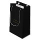 Bolsa De Regalo Pequeña Monograma dorado negro | Elegante Minimalista mode (Angulo reverso)