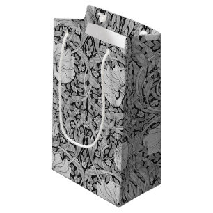 Bolsa De Regalo Pequeña Monotone gris impermeable, William Morris
