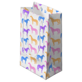 Bolsa De Regalo Pequeña Montador ecuestre colorido