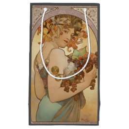 Bolsa De Regalo Pequeña Mujer Art Nouveau Mucha Hermosa