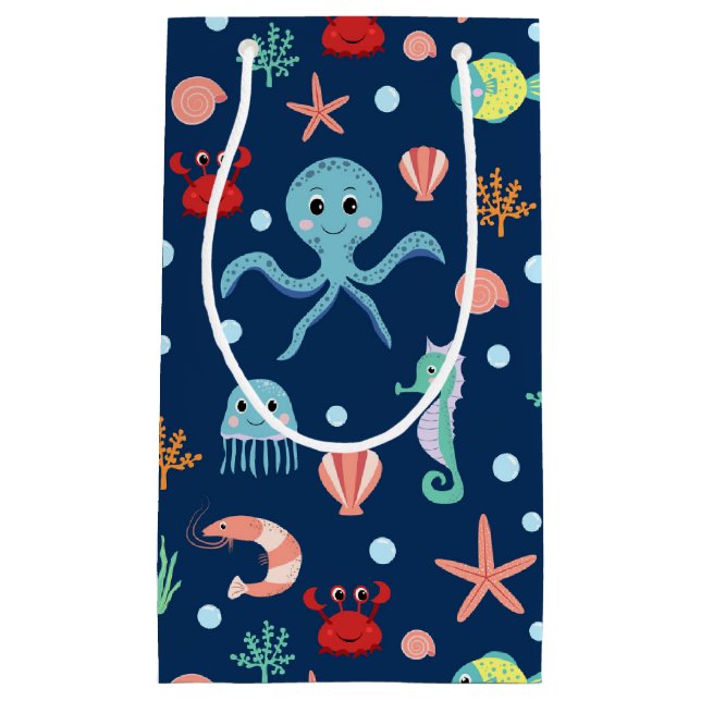 Bolsa De Regalo Pequeña Mundo del Mar (Anverso)