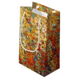 Bolsa De Regalo Pequeña Mural brillante del jardín de los Wildflowers de