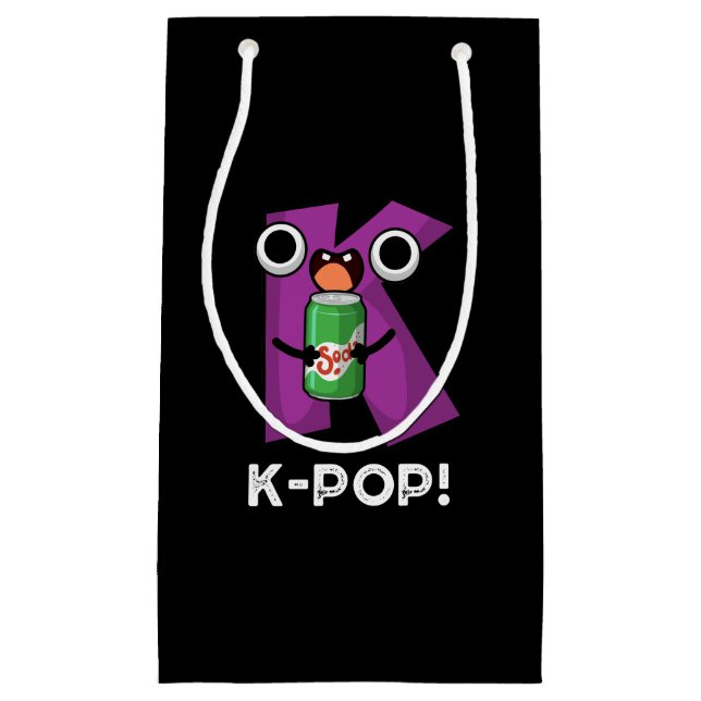 Bolsa De Regalo Pequeña Música divertida K-Pop Soda Pop Pun Dark BG (Anverso)