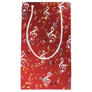 Bolsa De Regalo Pequeña música, música, nota, blanco, melodía, clef, sonid
