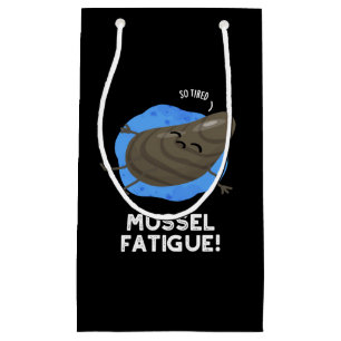 Bolsa De Regalo Pequeña Mussel Fatigue Gracioso Músculo Animal Pun Oscuro 