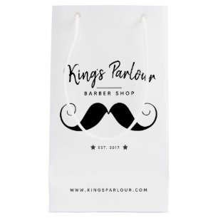 Bolsa De Regalo Pequeña Mustache Retro - Mercancías de peluquería
