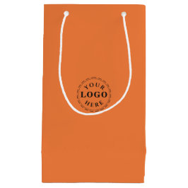 Bolsa De Regalo Pequeña Naranja con logotipo personalizado de Princeton