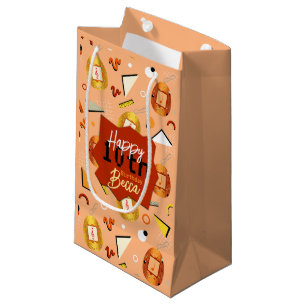 Bolsa De Regalo Pequeña Naranja retro Tamagotchi Cumpleaños